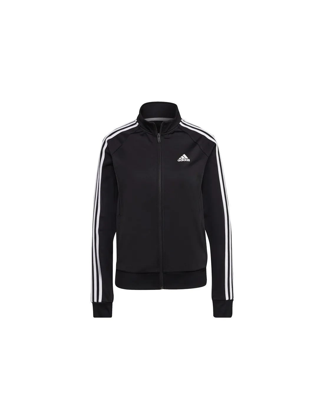 CHAQUETA ADIDAS PRIMEGREEN ESSENTIALS WARMUP MUJER BLACK
