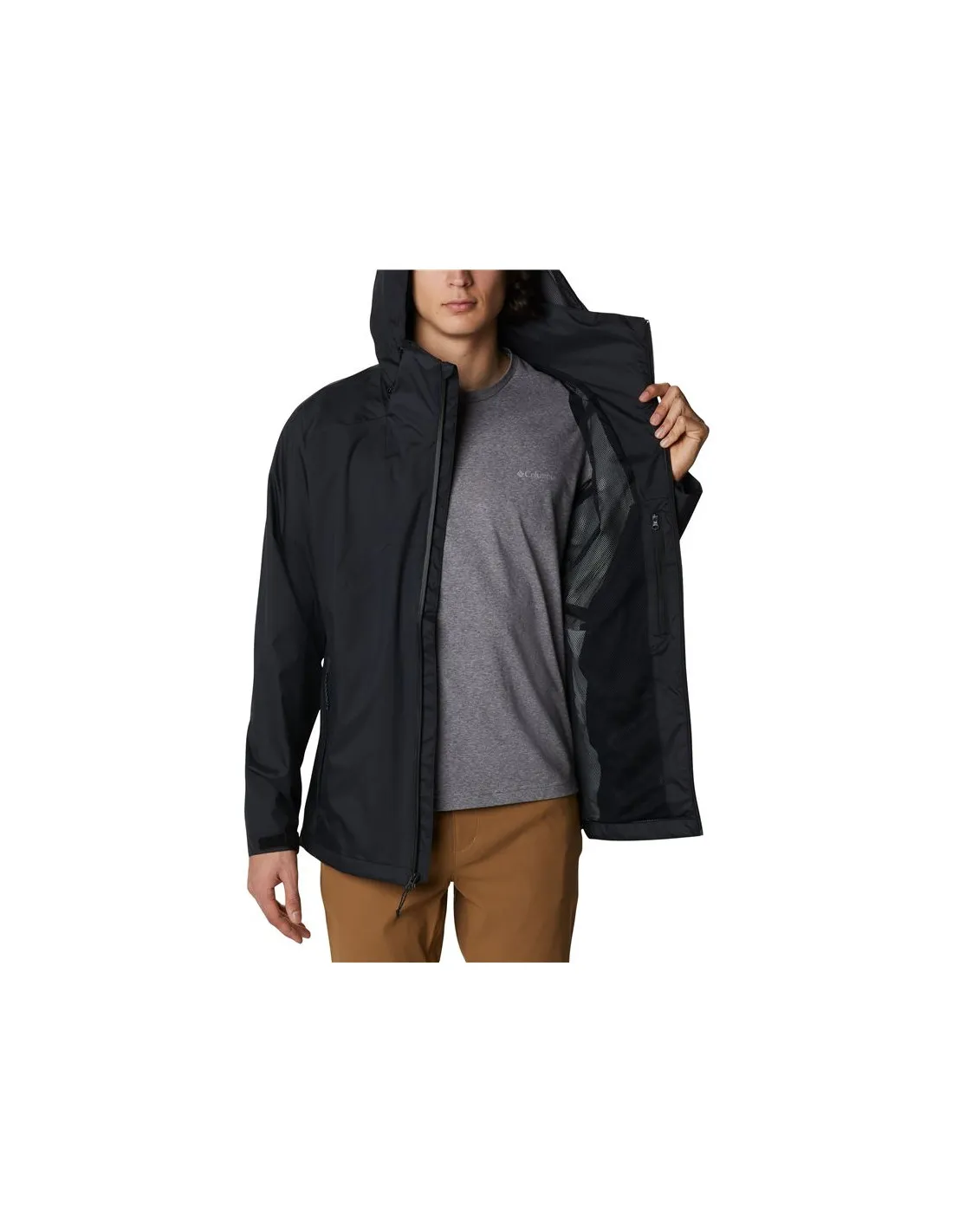 Chaqueta Columbia Rain Scape™ Hombre Black