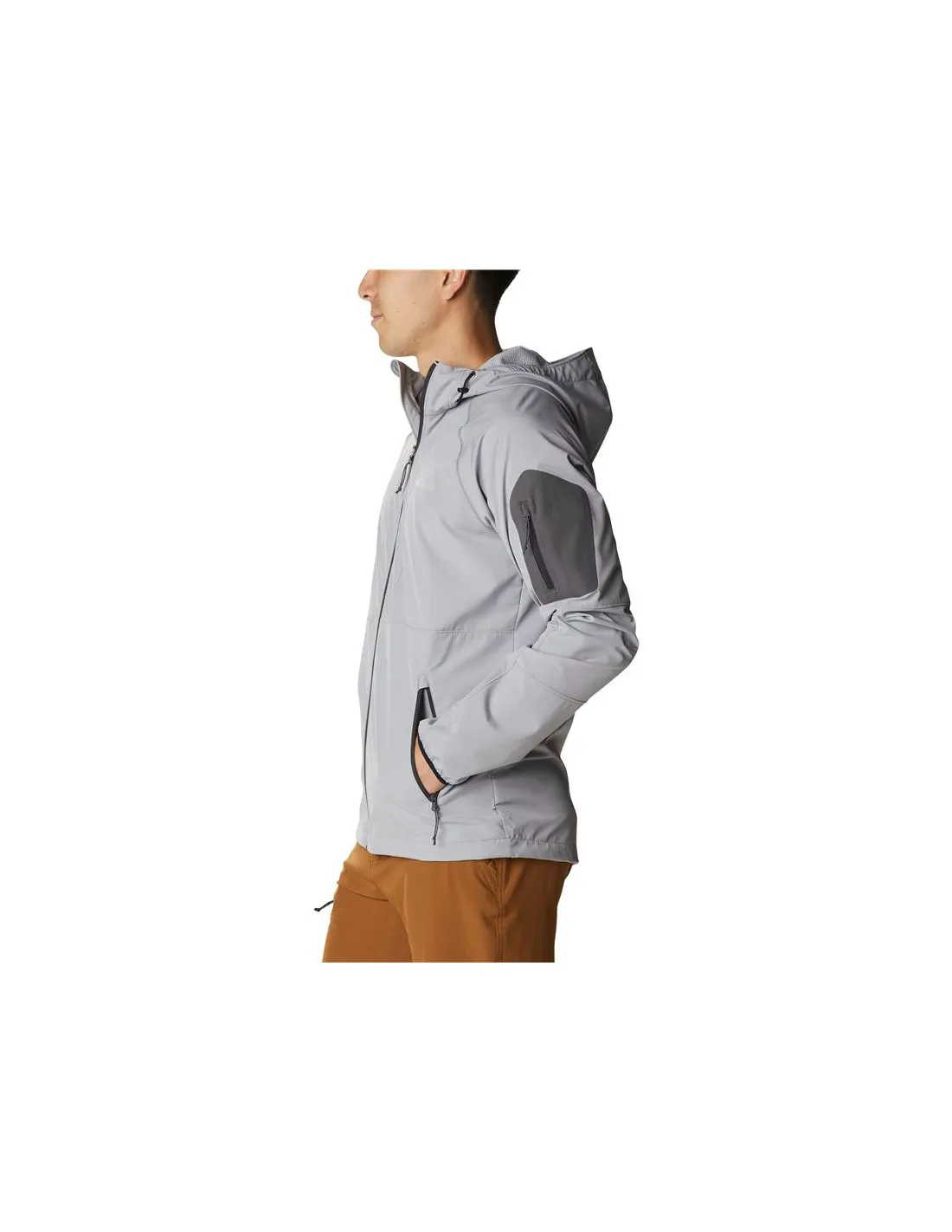Chaqueta Columbia Tall Heights™ Hooded Softshell Hombre Grey