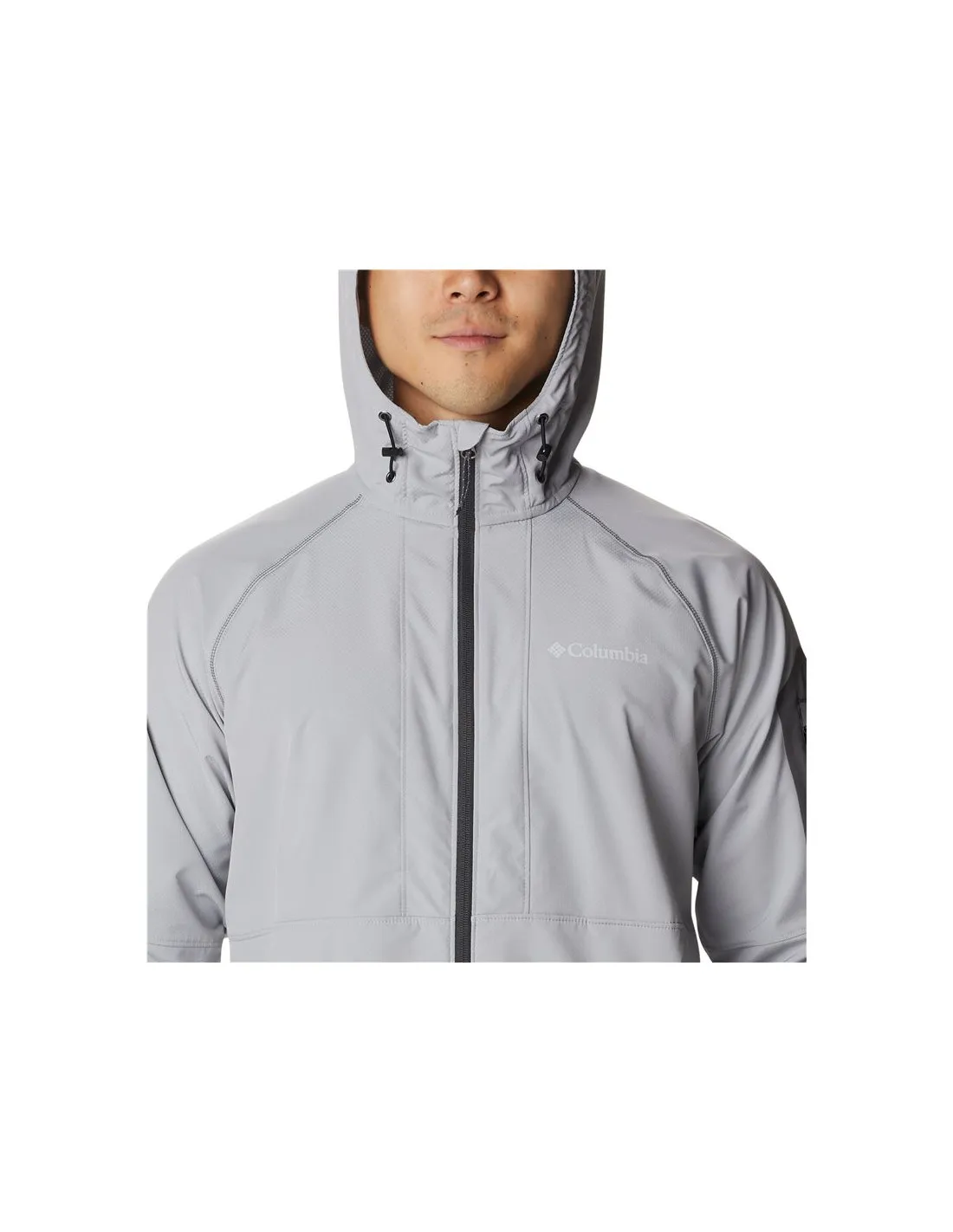 Chaqueta Columbia Tall Heights™ Hooded Softshell Hombre Grey