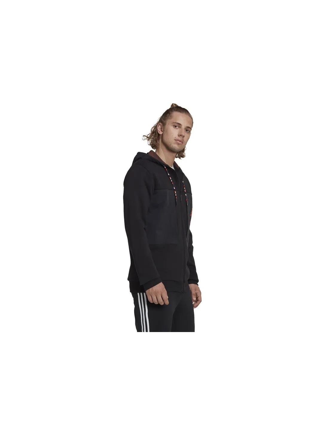Chaqueta con capucha adidas Essentials BrandLove Fleece Hombre