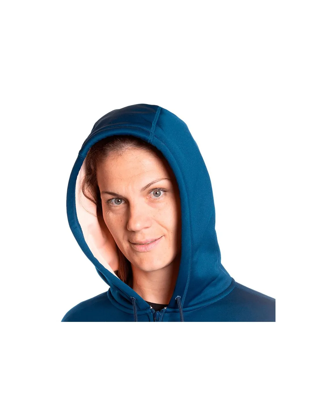 Chaqueta con Capucha azul de montaña Trangoworld Liena Mujer