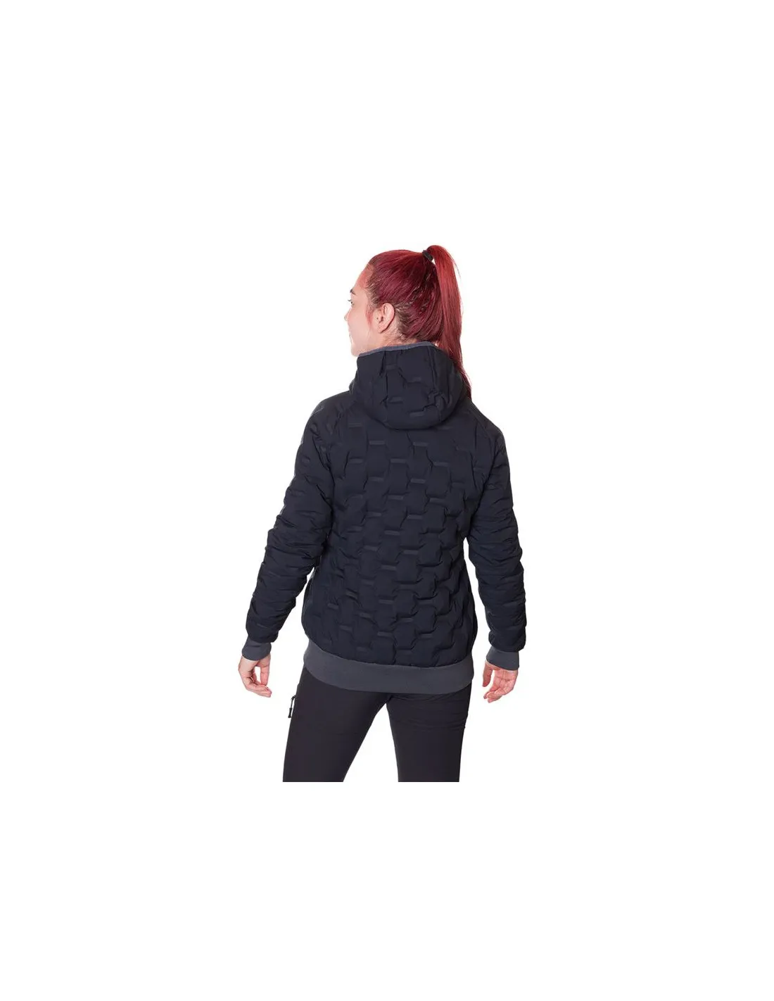 Chaqueta con Capucha negra Trangoworld Alinda Mujer