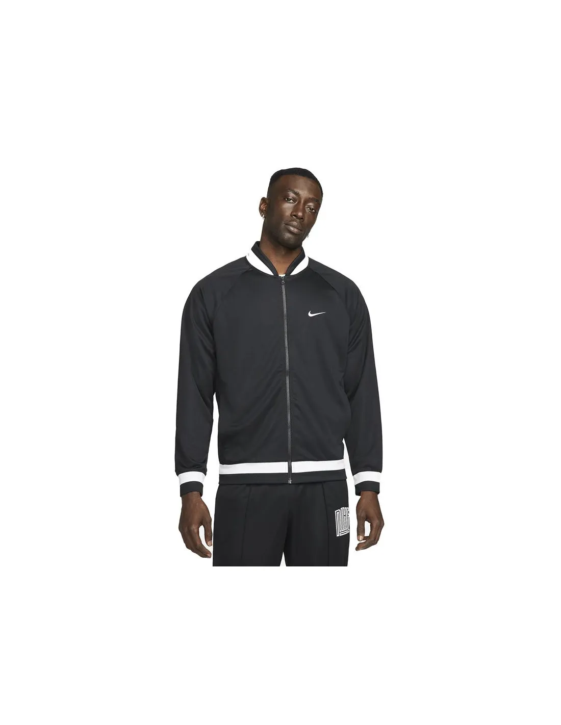 CHAQUETA DE BALONCESTO NIKE DRIFIT NEGRO HOMBRE