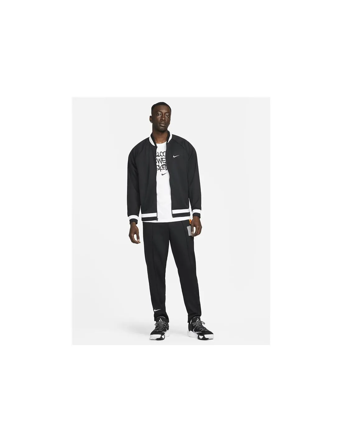 CHAQUETA DE BALONCESTO NIKE DRIFIT NEGRO HOMBRE