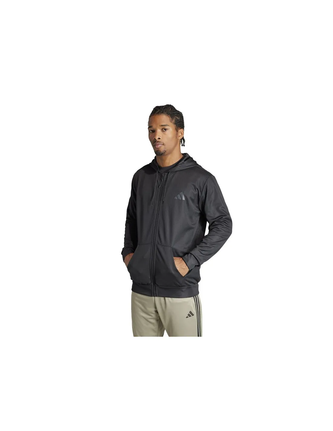 Chaqueta de Fitness adidas Essentials Tr Essentials Sea Hombre Negro