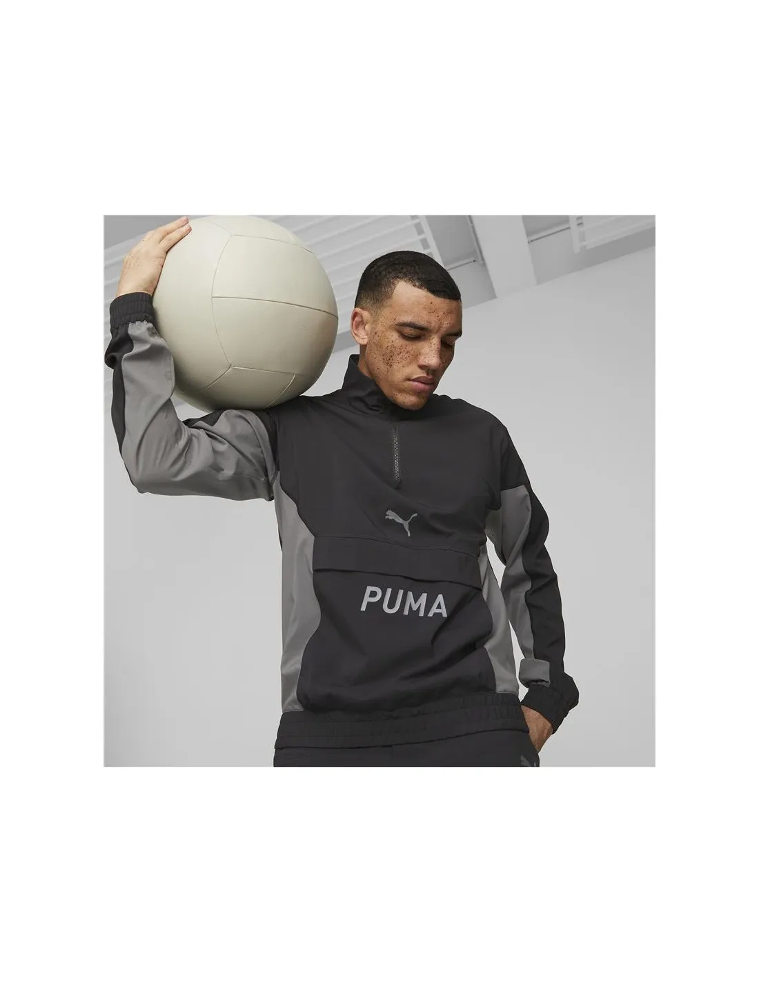 Chaqueta de Fitness Puma Fit Woven Negro Hombre