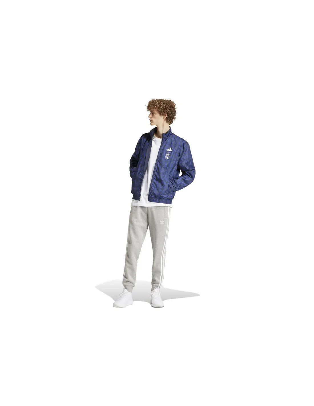 Chaqueta de Fútbol adidas Real Anth Hombre Azul Marino