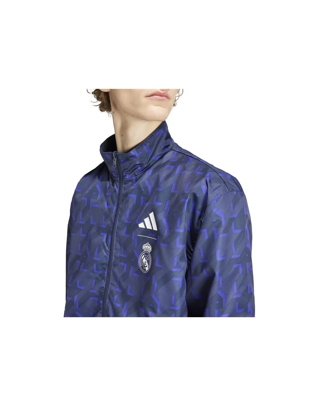Chaqueta de Fútbol adidas Real Anth Hombre Azul Marino