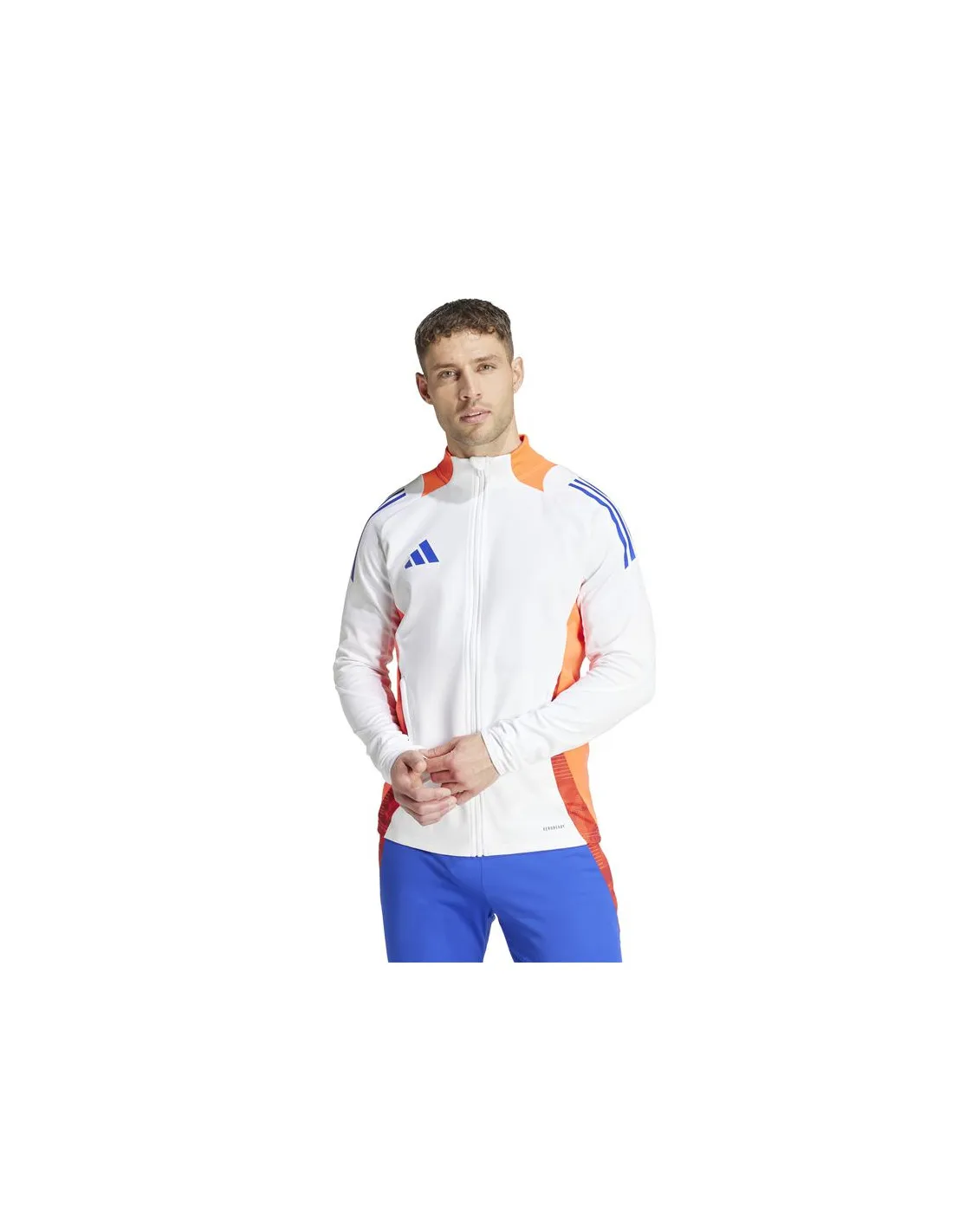 Chaqueta de Fútbol adidas Tiro24 Competition Training Hombre Blanco