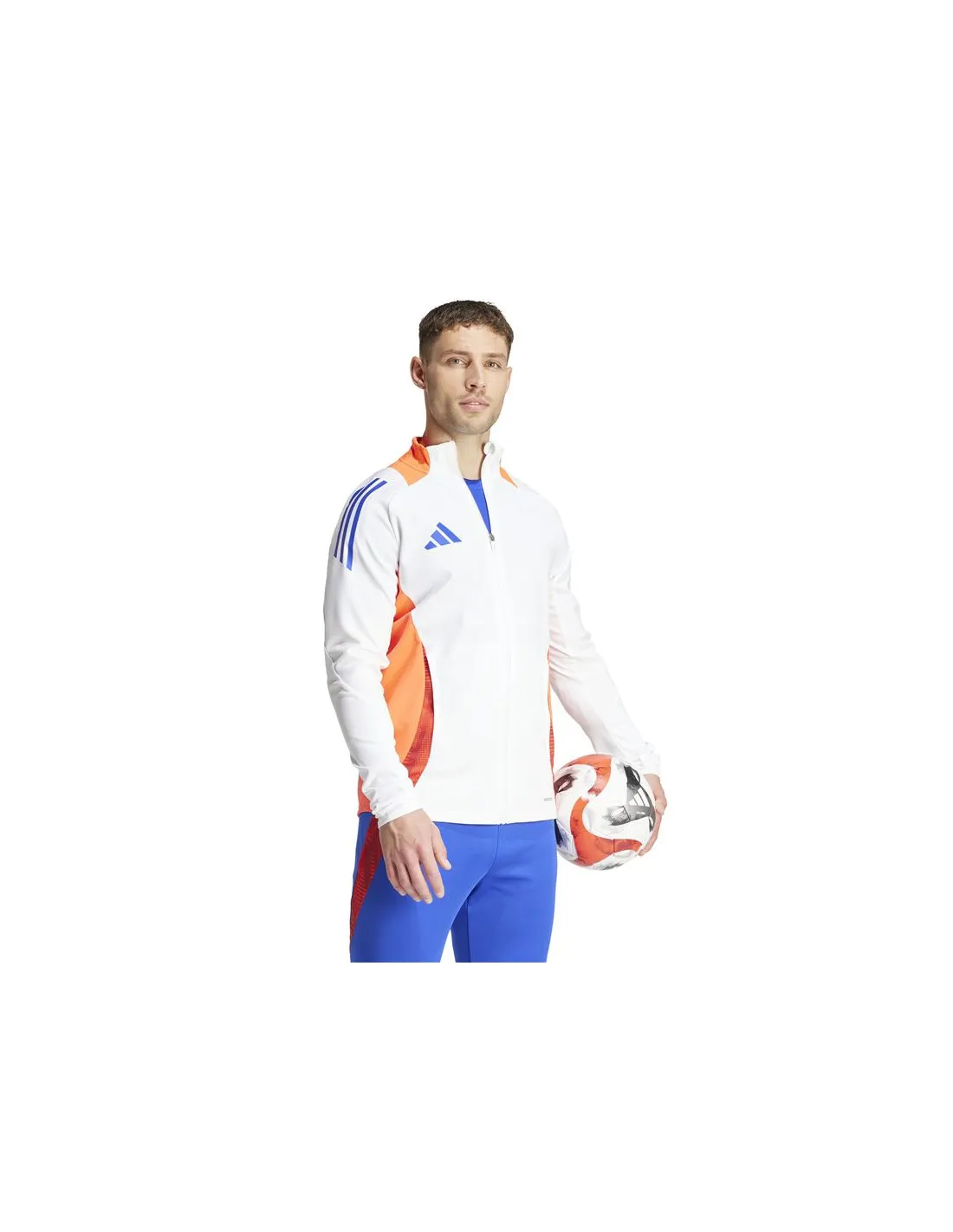 Chaqueta de Fútbol adidas Tiro24 Competition Training Hombre Blanco