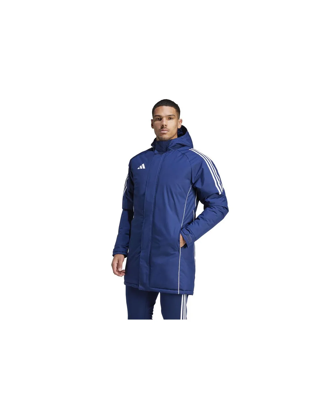 Chaqueta de Fútbol adidas Tiro24 Parka Hombre Marino
