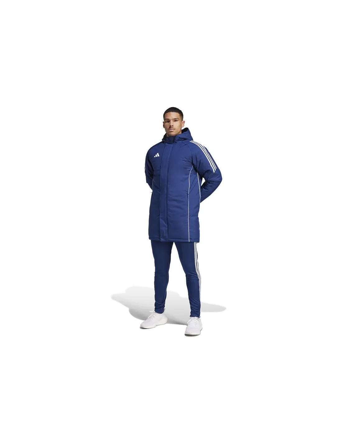 Chaqueta de Fútbol adidas Tiro24 Parka Hombre Marino
