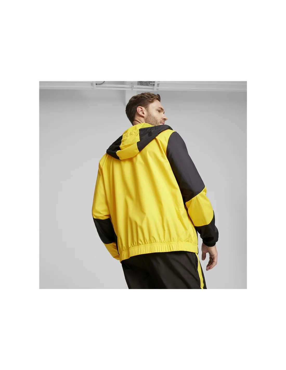Chaqueta de Fútbol Puma Borussia Dortmund Prematch Amarillo Hombre