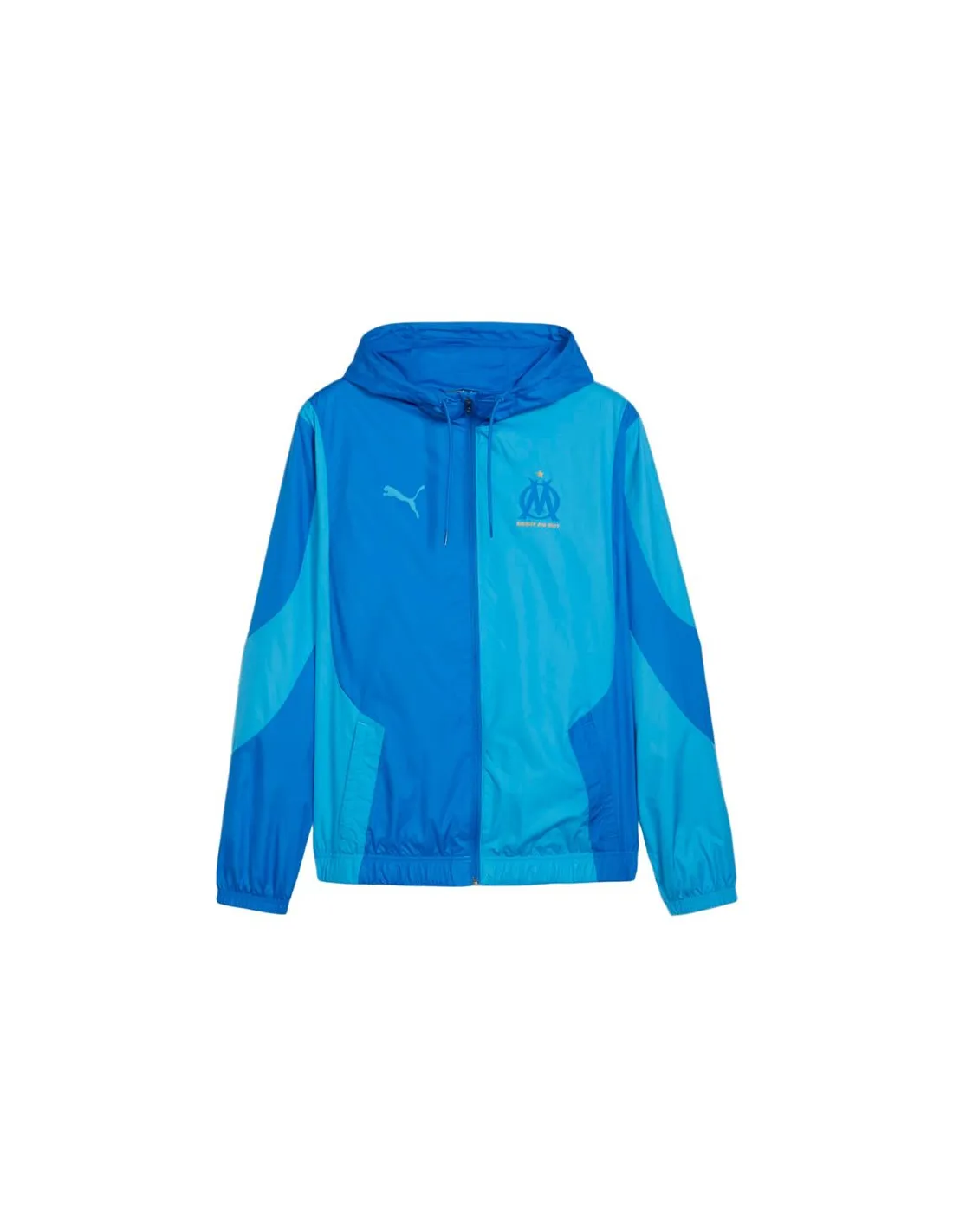 Chaqueta de Fútbol Puma Olympique de Marsella Prematch Azul Hombre