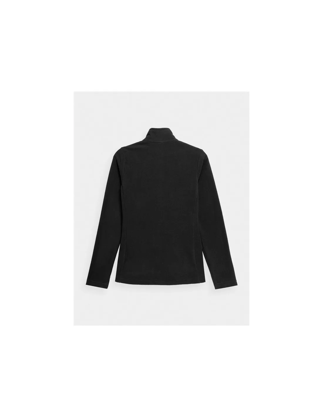 Chaqueta de montaña 4F Fleece negro Mujer
