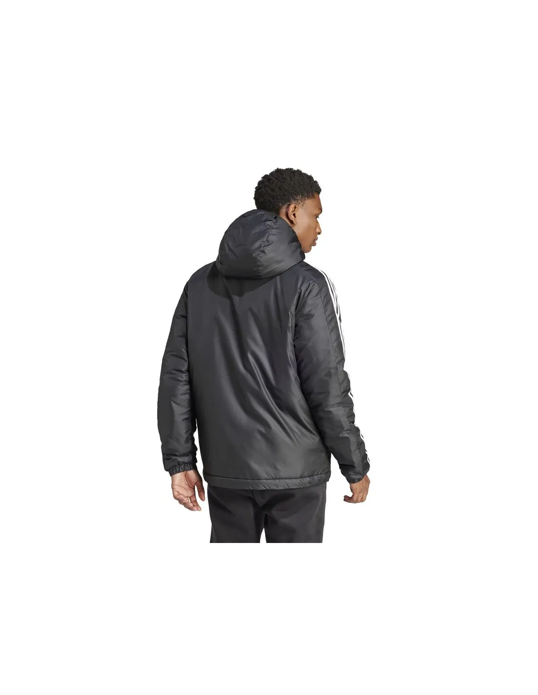 Chaqueta de Montaña adidas Essentials 3 bandas Insulated Hombre Negro