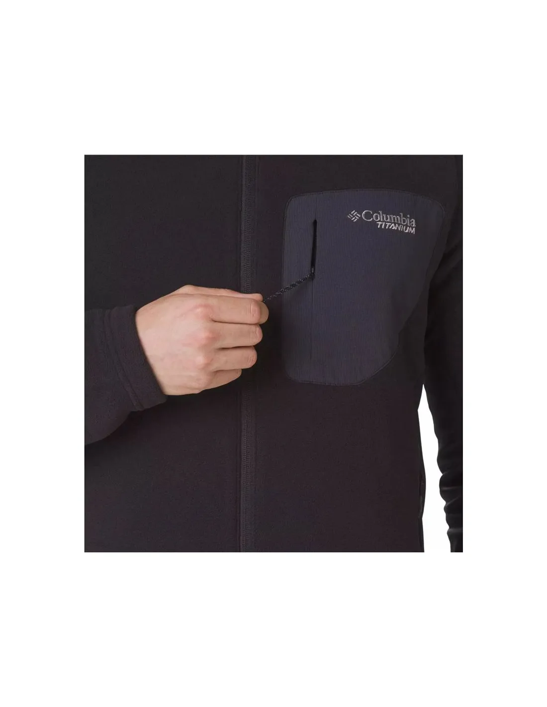 Chaqueta de montaña Columbia Titan Pass™ 2.0 II negro Hombre