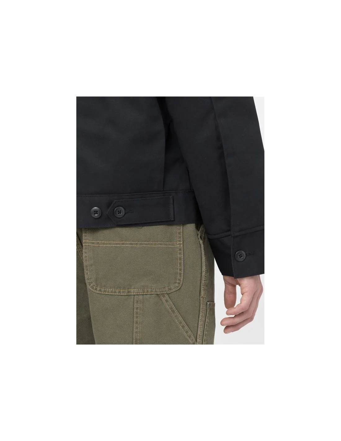 Chaqueta Dickies Lined Eisenhower Rec Black Hombre
