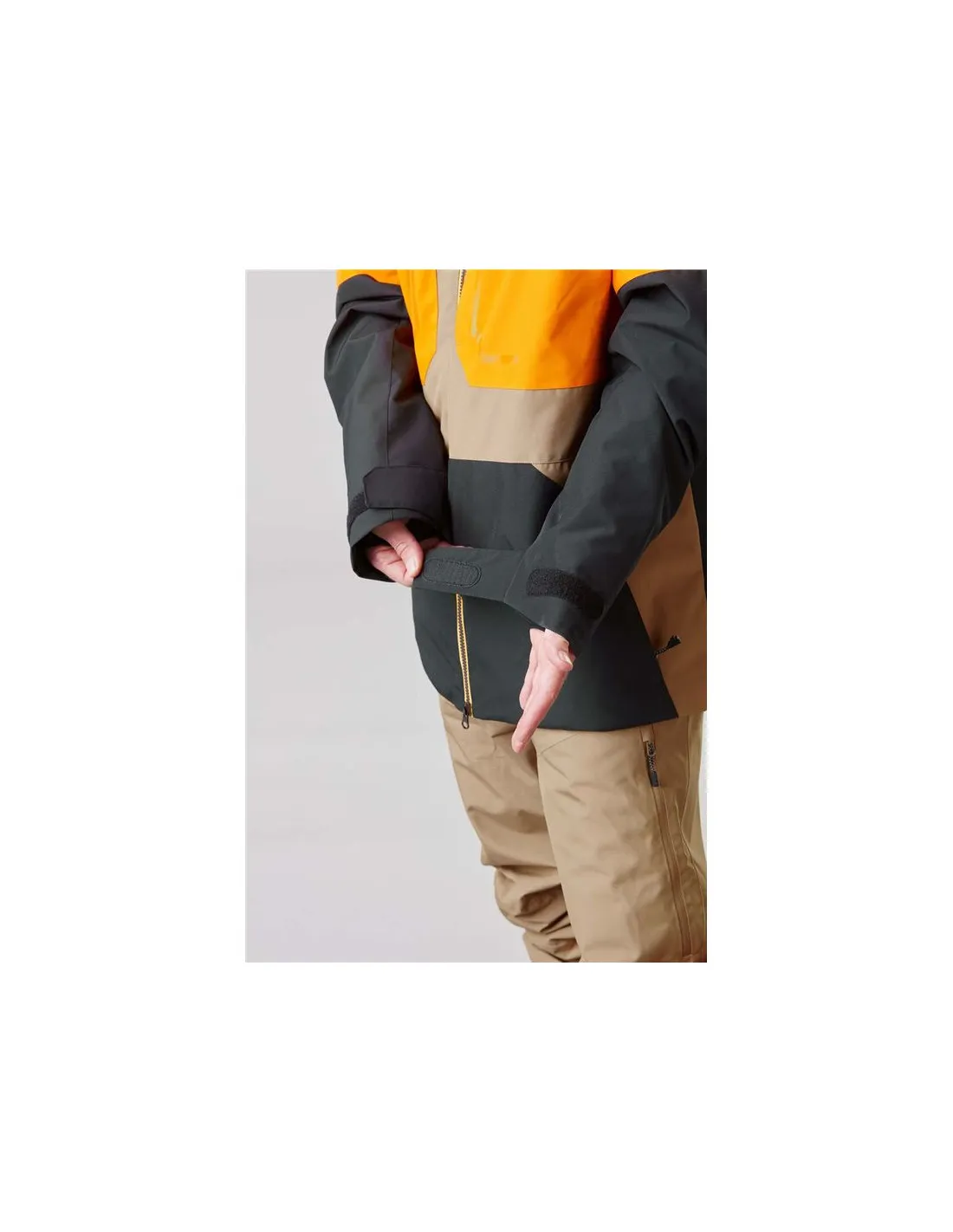 Chaqueta marrón de snowboard Picture Elfyn Hombre