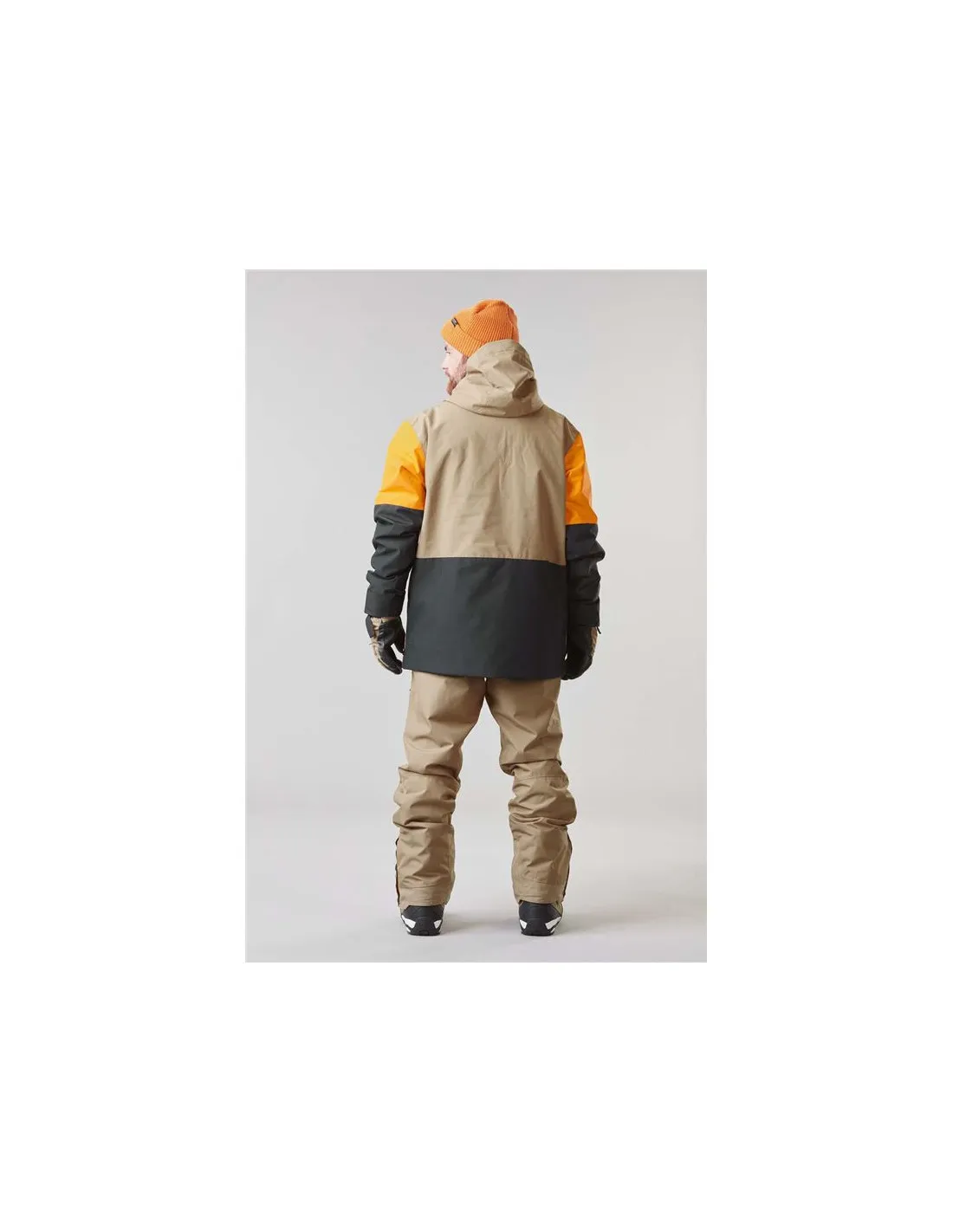 Chaqueta marrón de snowboard Picture Elfyn Hombre