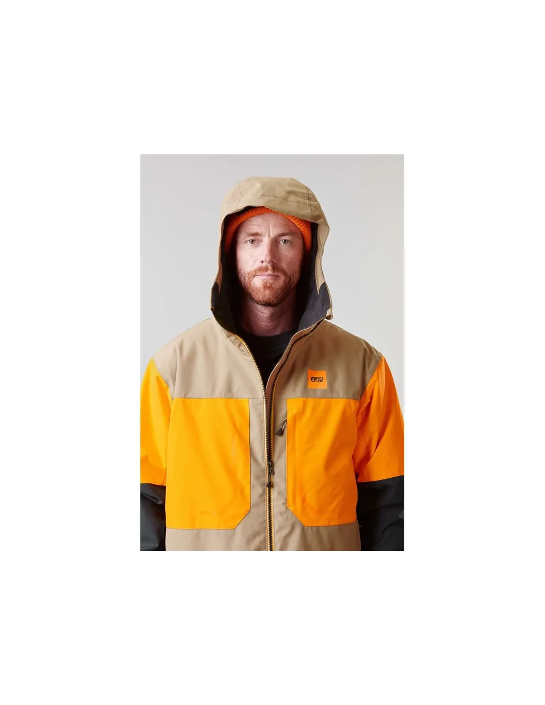 Chaqueta marrón de snowboard Picture Elfyn Hombre