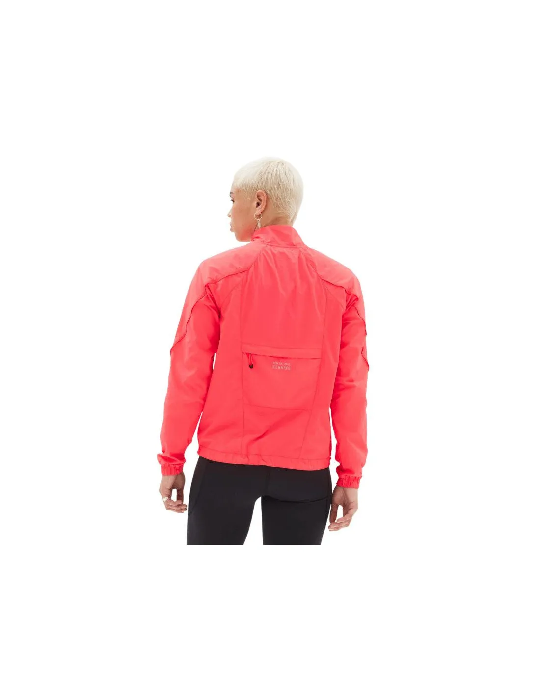 Chaqueta New Balance Printed Impact Run naranja Mujer