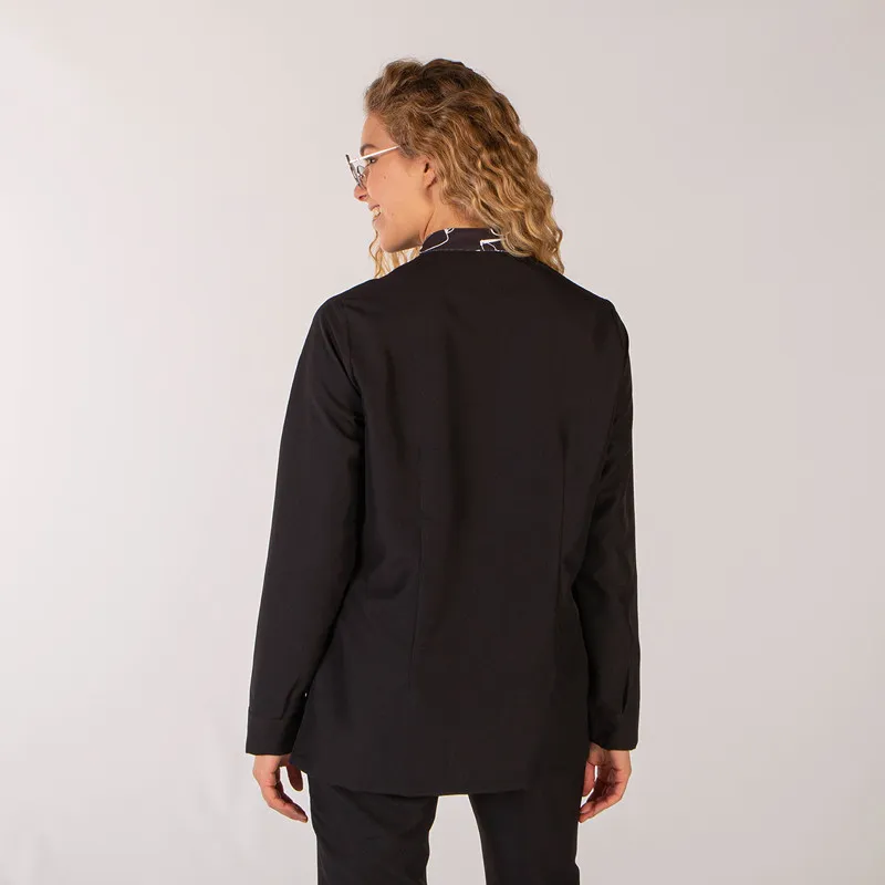 CHAQUETA PARA óPTICA MUJER DE MICROFIBRA NEGRA GALA  GARY'S