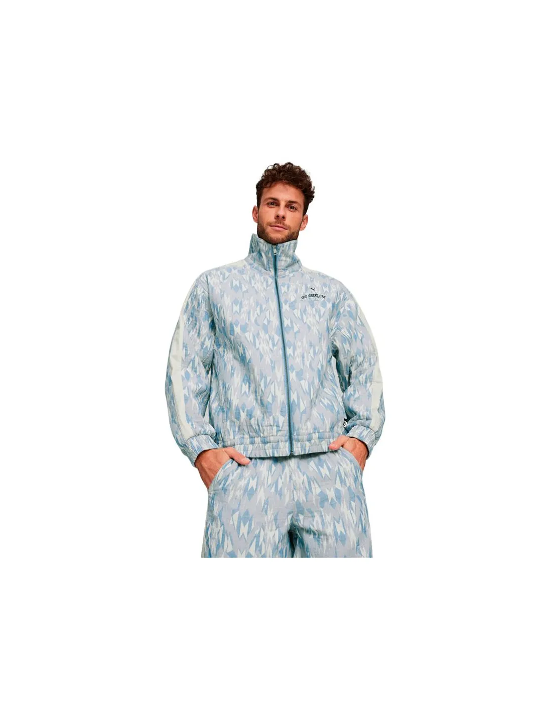 Chaqueta Puma BASKETBALL NOSTALGIA Azul Hombre