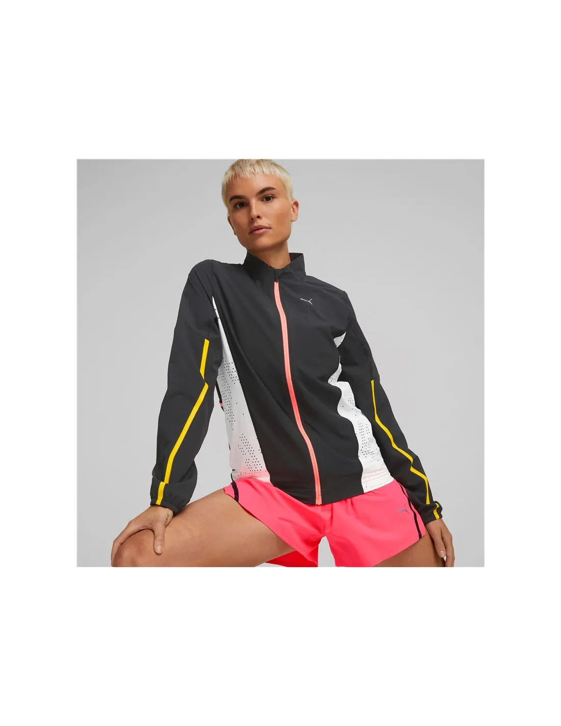Chaqueta Puma Run Ultraweave Mujer Bk