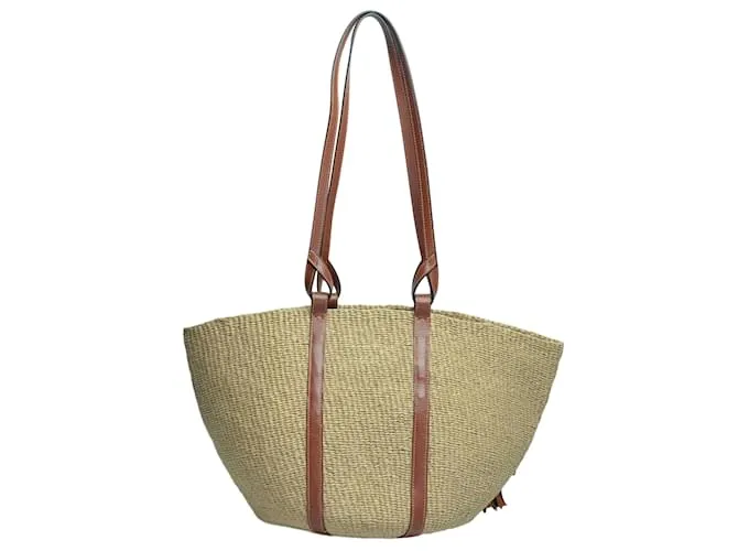 Chloé ChloeBolso tipo cesta grande con borlas marrón Castaño 