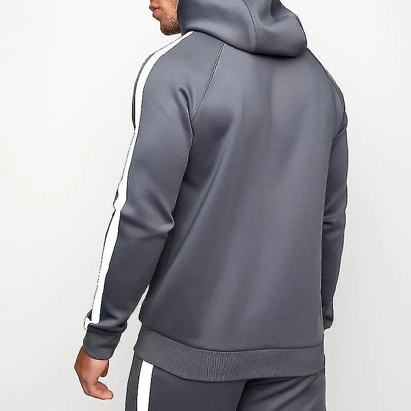 Chándal para hombres Conjuntos de sudaderas de 2 piezas Sudadera con capucha casual Trajes atléticos para correr