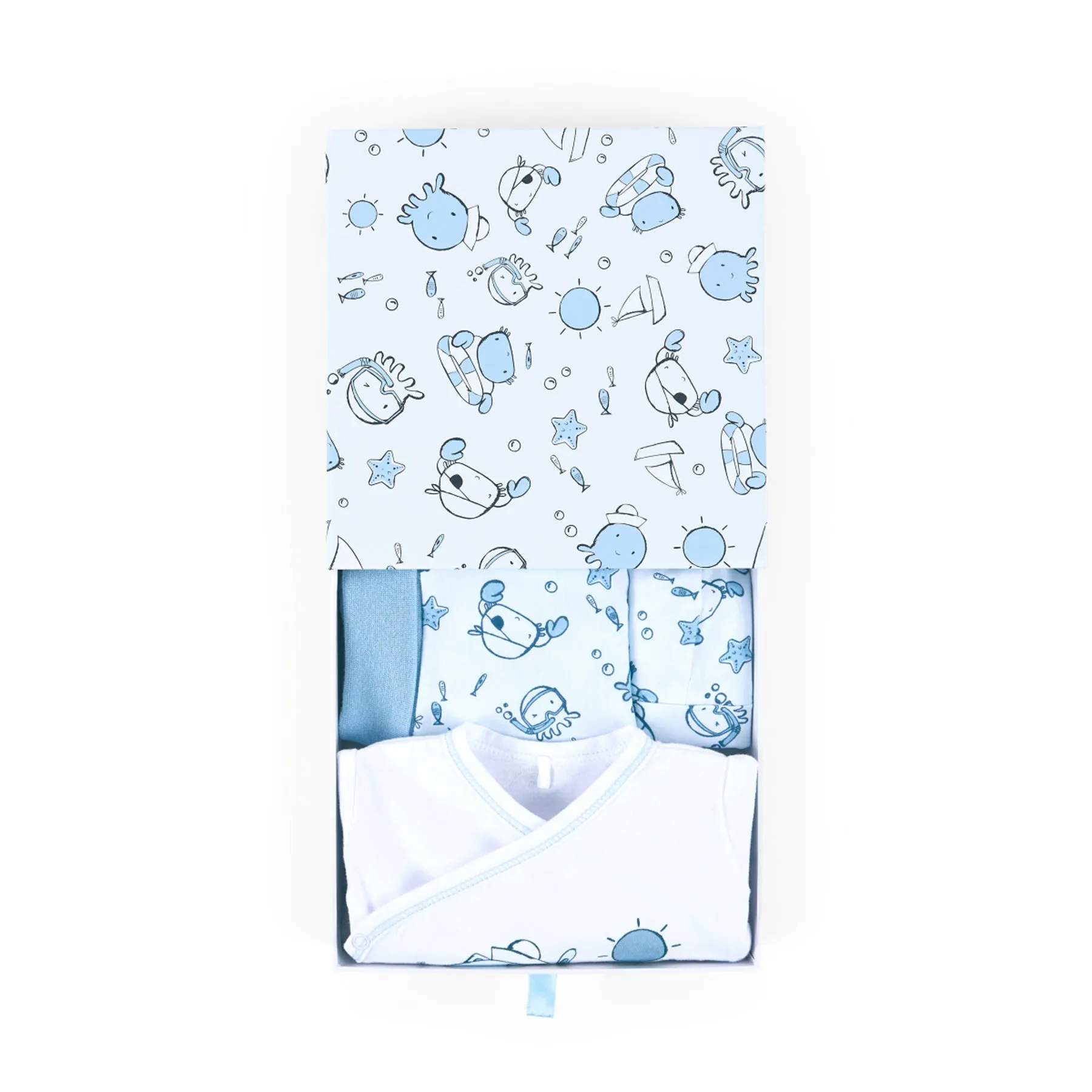 Conjunto Con Caja De Regalo Para Bebé Niño BOBOLI