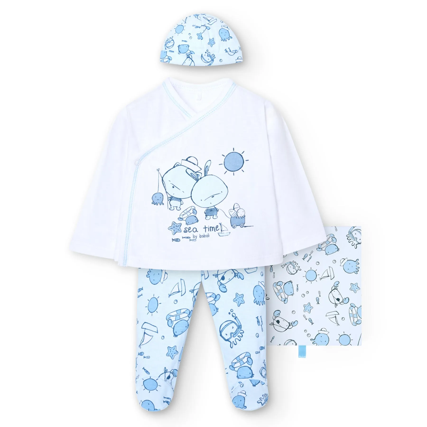 Conjunto Con Caja De Regalo Para Bebé Niño BOBOLI