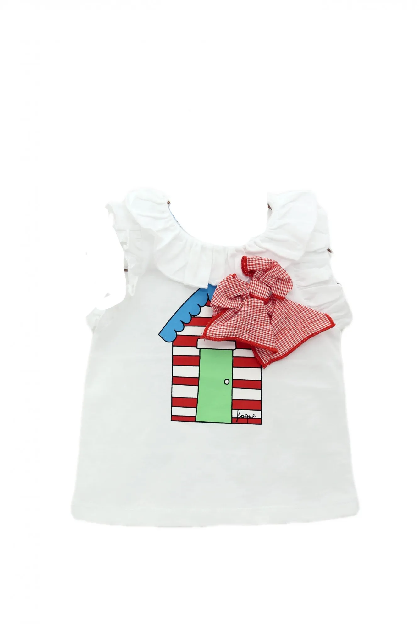 Conjunto para niña. Camiseta y culetín Casetas de Foque