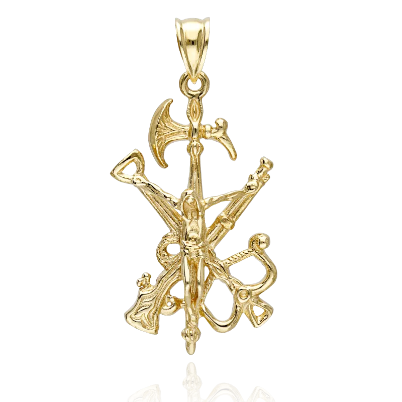CRUZ LEGIONARIO "MOULAY" GRANDE ORO 18K
