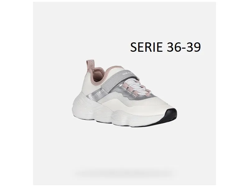 DEPORTIVO BUBBLEX J15CNA GEOX EN COLOR BLANCOROSA