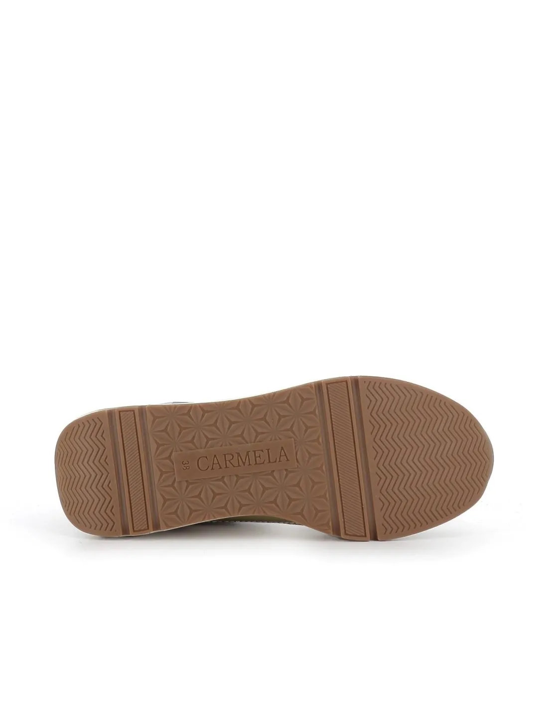 Deportivo cremallera cordones piel blanco mujer CARMELA