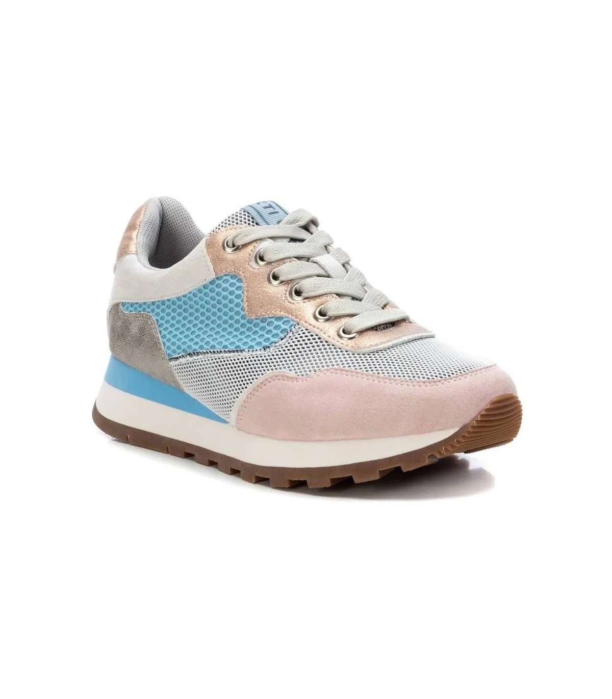 Deportivo de cordones combinado