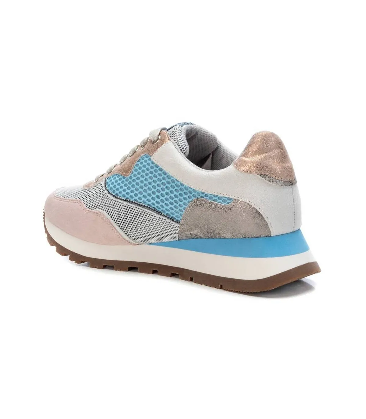 Deportivo de cordones combinado
