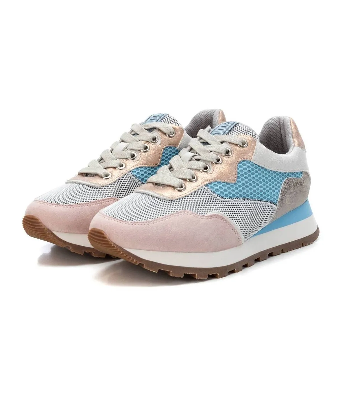 Deportivo de cordones combinado