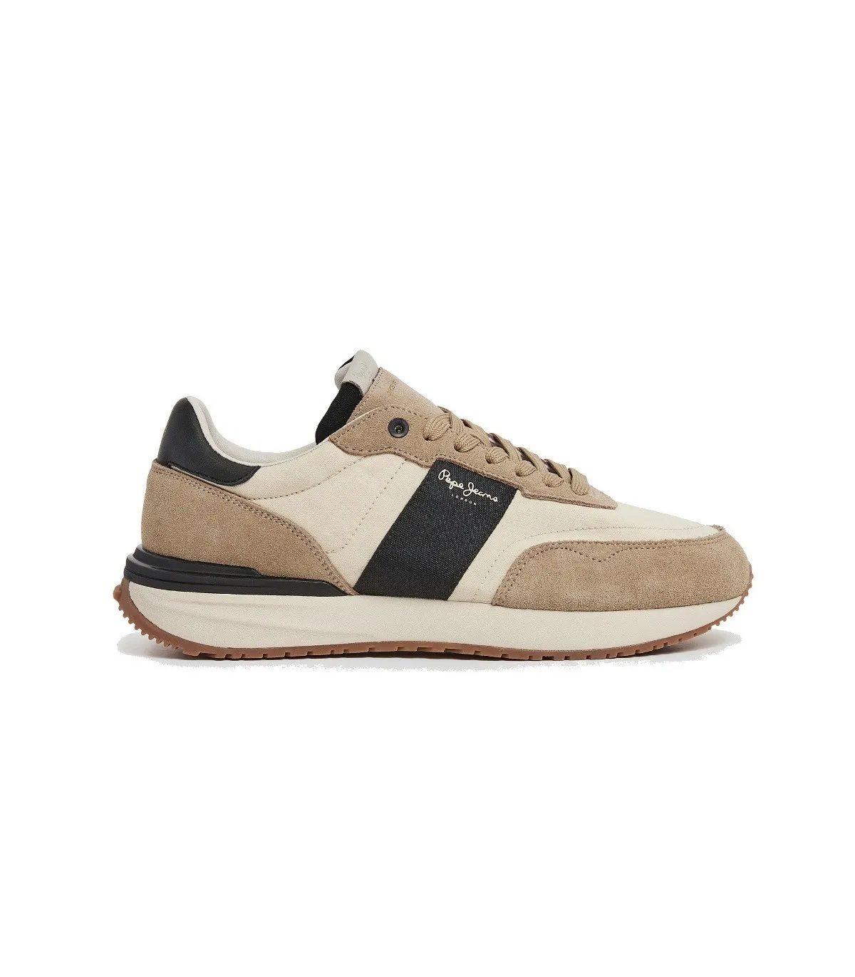 Deportivo hombre taupe Pepe Jeans cierre cordones