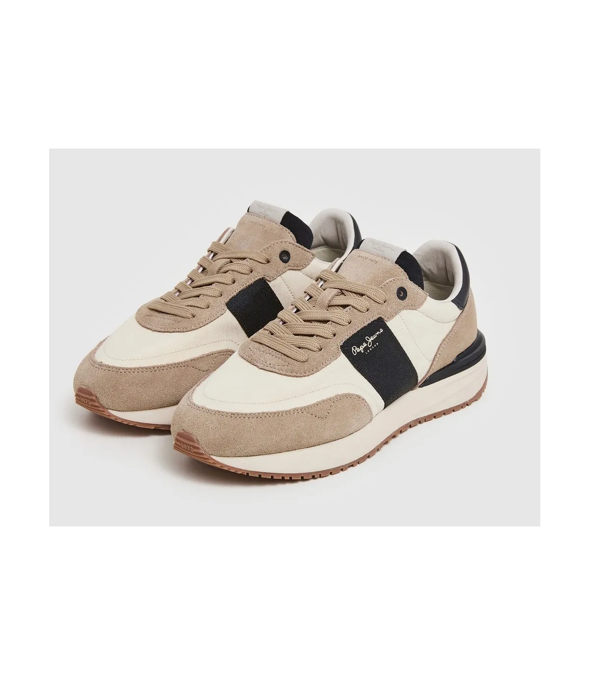 Deportivo hombre taupe Pepe Jeans cierre cordones