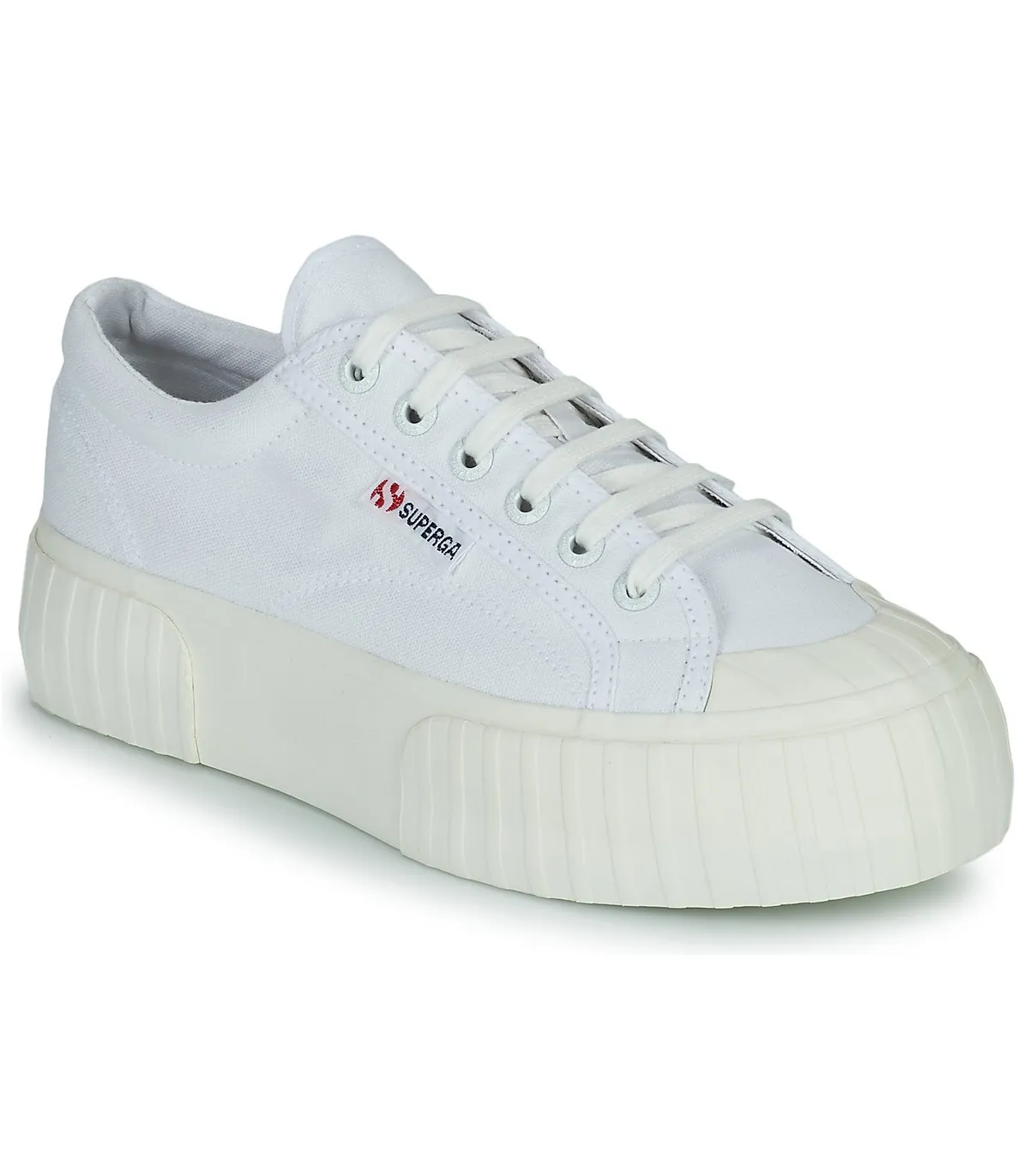 Deportivos con plataforma gris para mujer