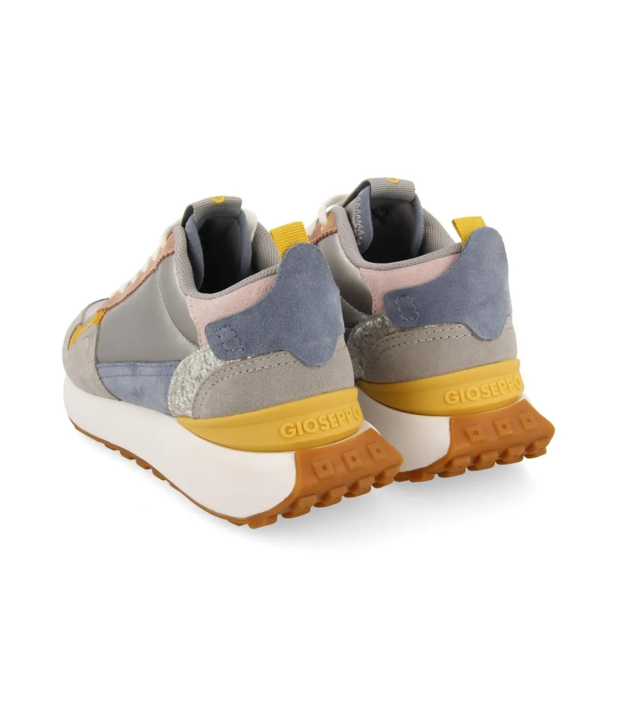 Deportivos de cordones en tonos pastel