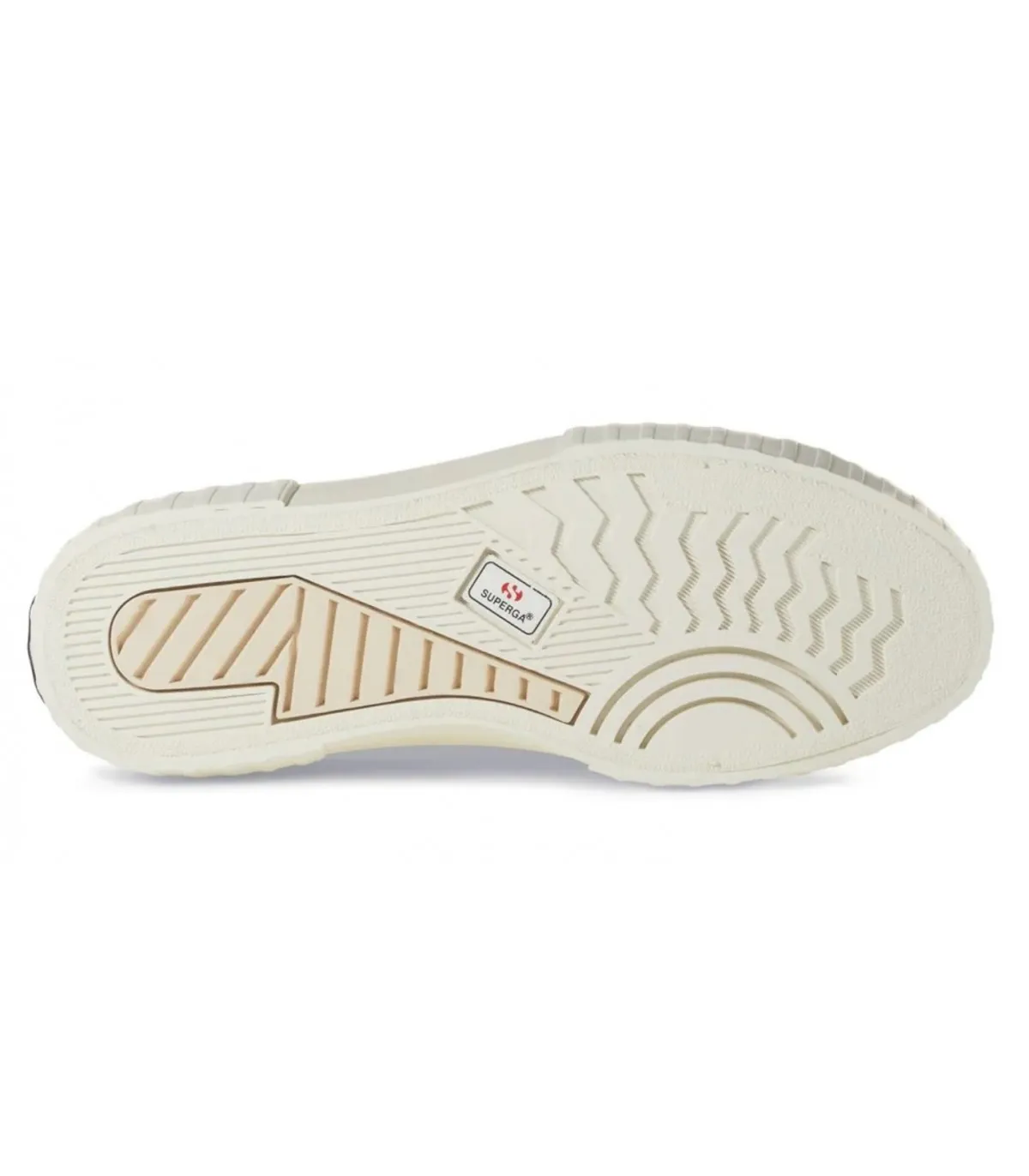 Deportivos en loneta beige de mujer