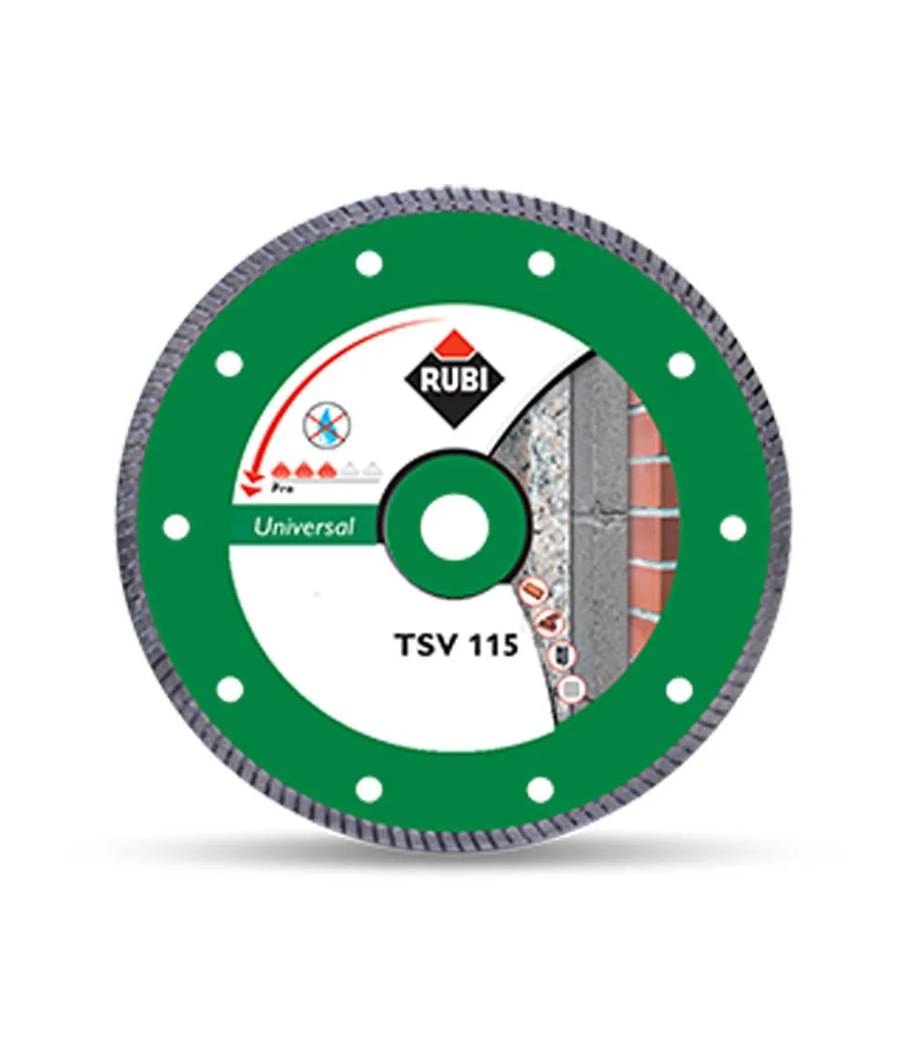 DISCO DIAMANTE TURBO TSV115X1,4MM RUBI