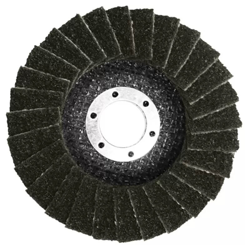 Disco flap plano tipo SCOTH INOX 4.5" grano FINO ESTANDAR