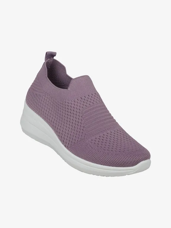 FASHION ZAPATILLAS SLIPON DE MUJER CON CUñA.