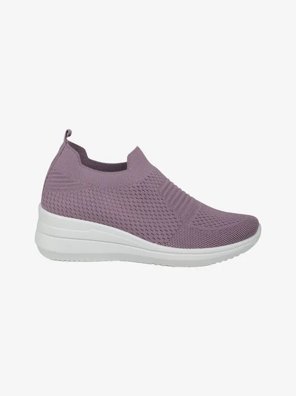FASHION ZAPATILLAS SLIPON DE MUJER CON CUñA.